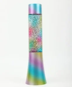 Regnbue glitterlampe til batteri