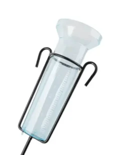 Regnmåler med spyd 40 ml H: 80 cm