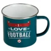 Retro Mug krus 40 cl I love football