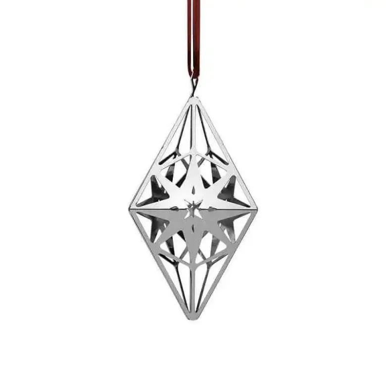 Rosendahl Karen Blixen Harlequin Rhombe H11.3 forsølvet