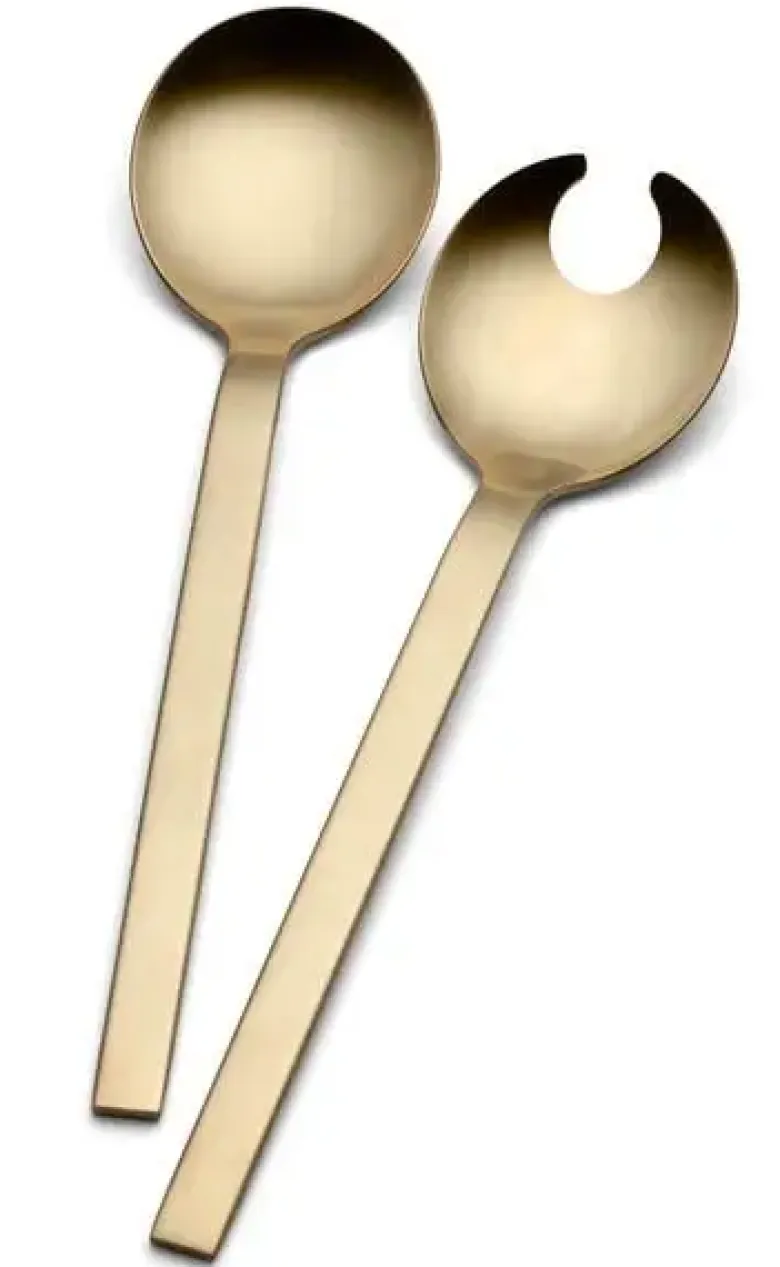 Salatbestik Storm 25 cm Honey Rustfrit stål