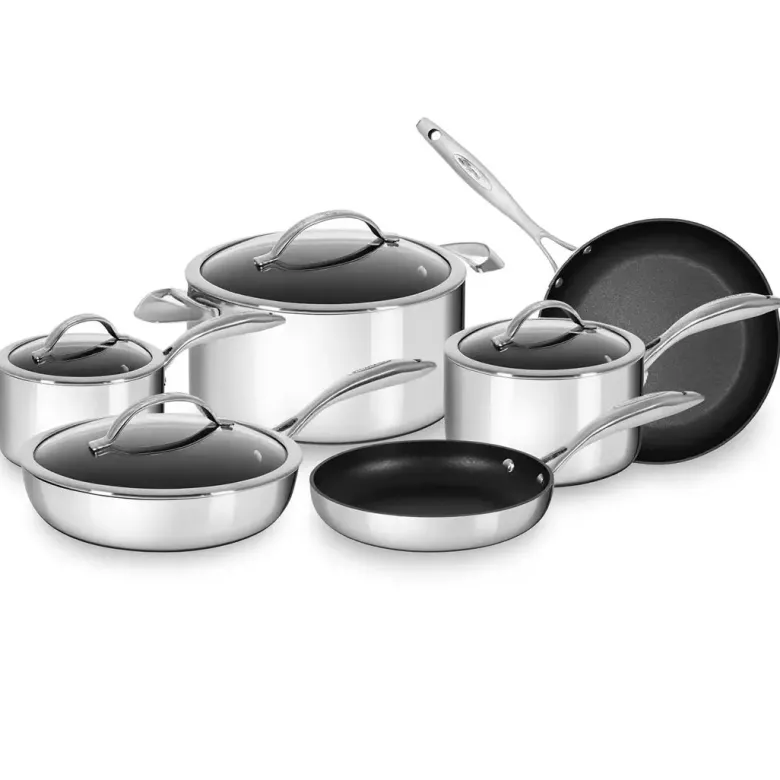 Scanpan Haptiq grydesæt m/pander 10 dele