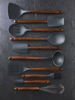 Scanpan krukkeskraber 21 cm karboniseret ask