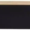 Schou Brødkasse med bambuslåg 33x18,5x12 cm Sort