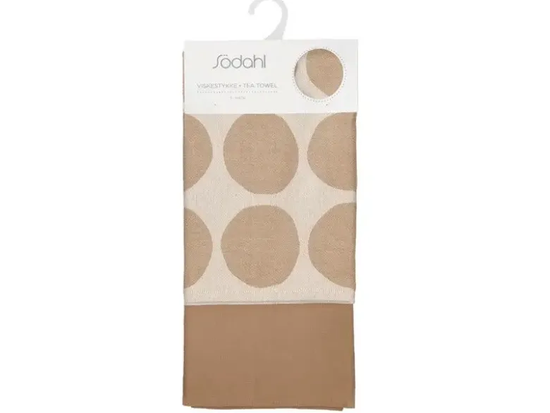 Södahl Bubbles Viskestykke 50 x 70 cm 2 stk. Warm Taupe