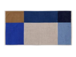 Södahl Color Block Håndklæde 50 x 100 cm Blå