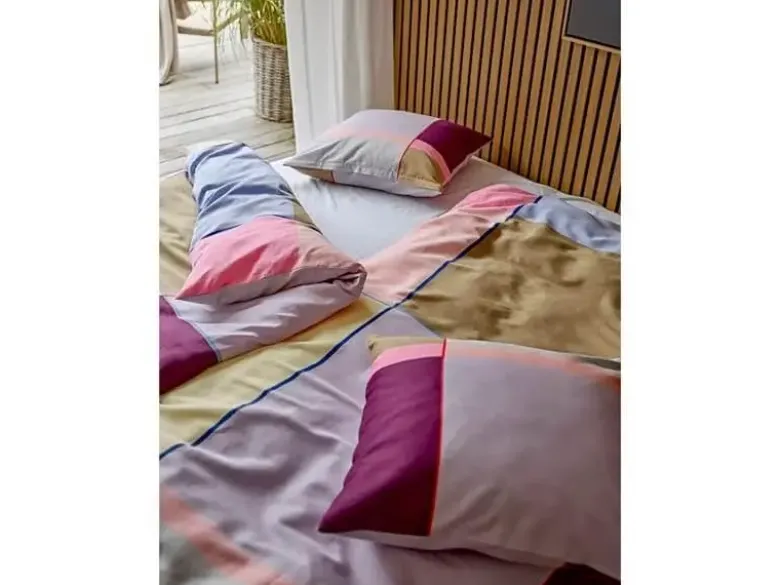 Södahl Color Block Sengetøj 140 x 220 cm Lavendel