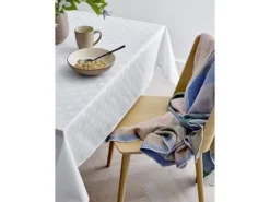 Södahl Jubilæumsmodel Forget-me-not Damask Dug Ø160 cm Hvid
