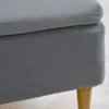 Södahl organic Calm Kuvertlagen 140 x 200 x 8 cm Stone Grey