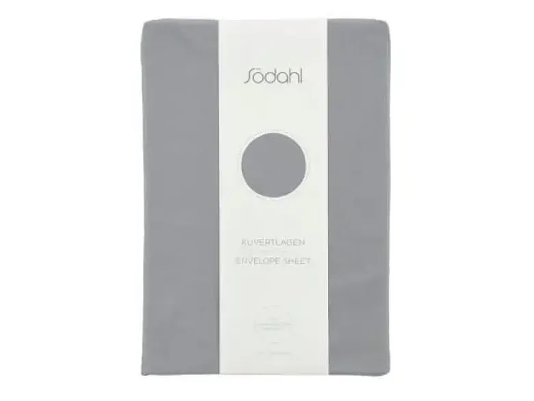 Södahl organic Calm Kuvertlagen 140 x 200 x 8 cm Stone Grey