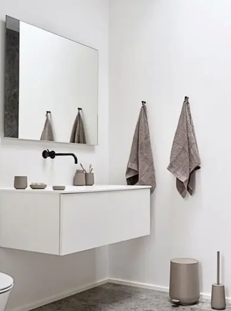 Södahl organic Comfort Håndklæde 40 x 60 cm Taupe