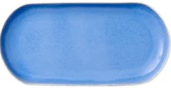 Serveringsfad North 38 x 19 cm Matte white/Shiny river