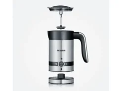 Severin Mælkeskummer Sort/Stål 450 watt