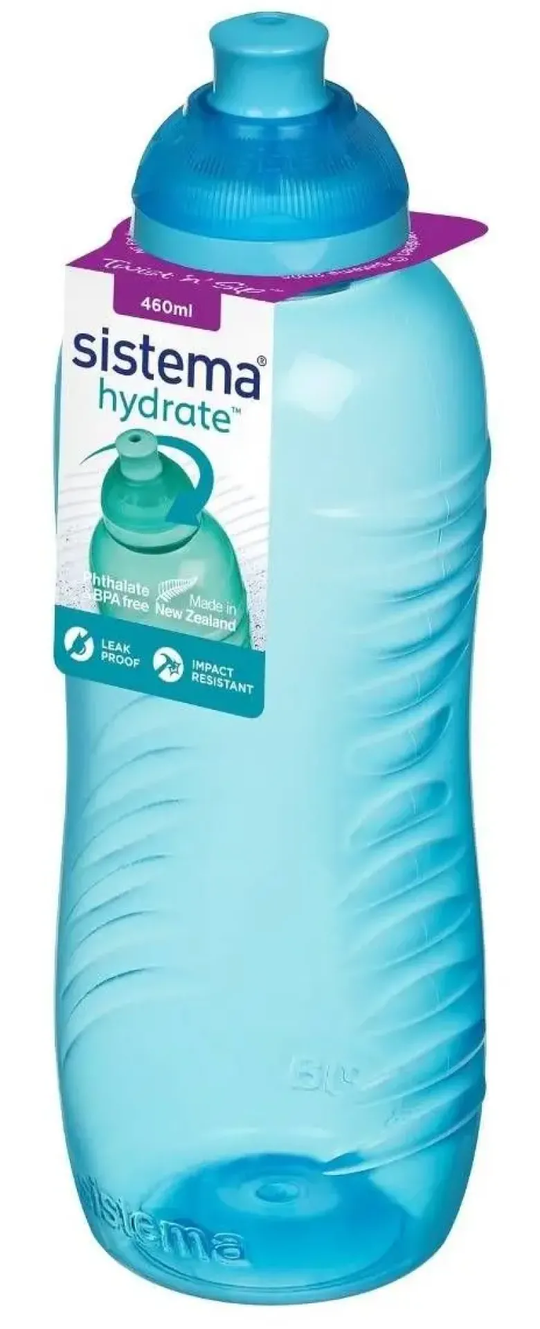 Sistema drikkedunk Twist 'n' Sip 460 ml - blå/blå