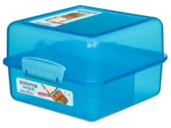 Sistema Lunch cube madkasse blå/blå