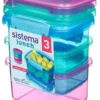 Sistema Lunch Pack Coloured 3 stk 400 ml