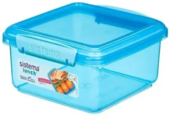Sistema Lunch plus 1,2 liter blå/blå