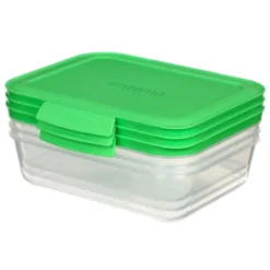 Sistema Nest It Meal Prep 3Pack 1l grøn