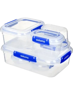 Sistema opbevaringsbokse Klip-It Plus 6-pack