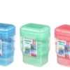 Sistema opbevaringsbøtter Coloured 400 ml 3 stk