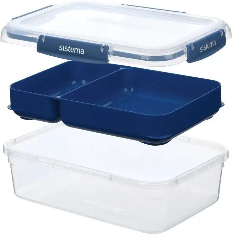 Sistema Rectangle Stax to go madkasse 2,2L Blå