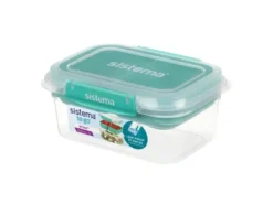 Sistema Rectangle Stax To Go madkasse 1L Aqua