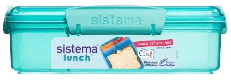 Sistema Snack Attack Duo 975 ml Aqua