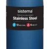 Sistema Stainless Steel drikkeflaske 750 ml - Mørke Blå