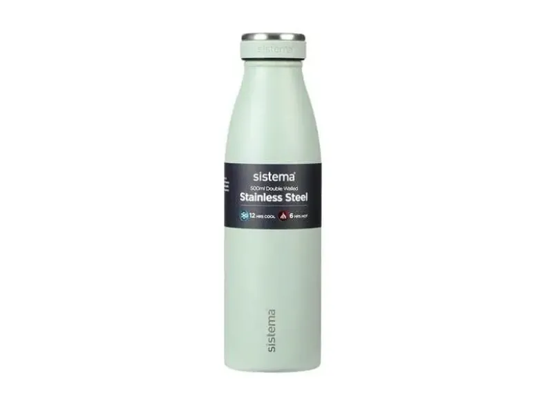 Sistema Stainless Steel drikkeflaske 500 ml Pistacie