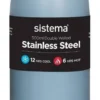 Sistema Stainless Steel drikkeflaske 500 ml - Støvet blå