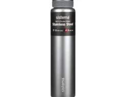 Sistema Stainless Steel drikkeflaske 280 ml Lysegrå