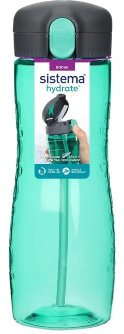 Sistema Tritan Quick flip drikkeflaske 800 ml Aqua