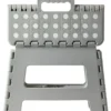 Skammel fodbar med 29x22x22 cm plast lysegrå