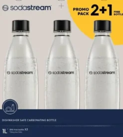 SodaStream Fuse flasker 1L TrioPack 3-pak