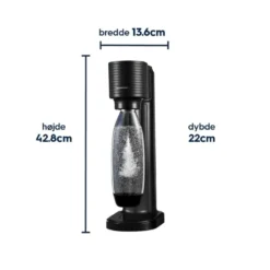 SodaStream Gaia maskine inkl. Gaspatron & flaske