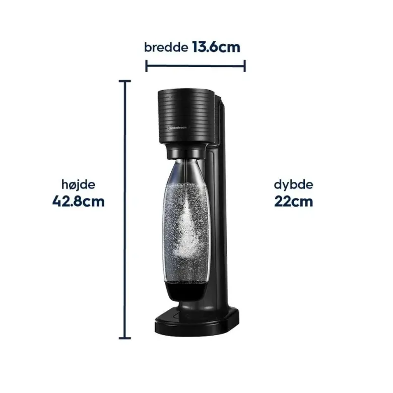SodaStream Gaia maskine inkl. Gaspatron & flaske