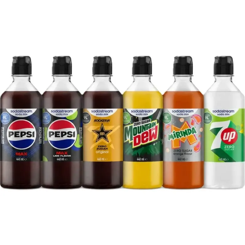 SodaStream Zero smagekasse – 6 sukkerfri smage
