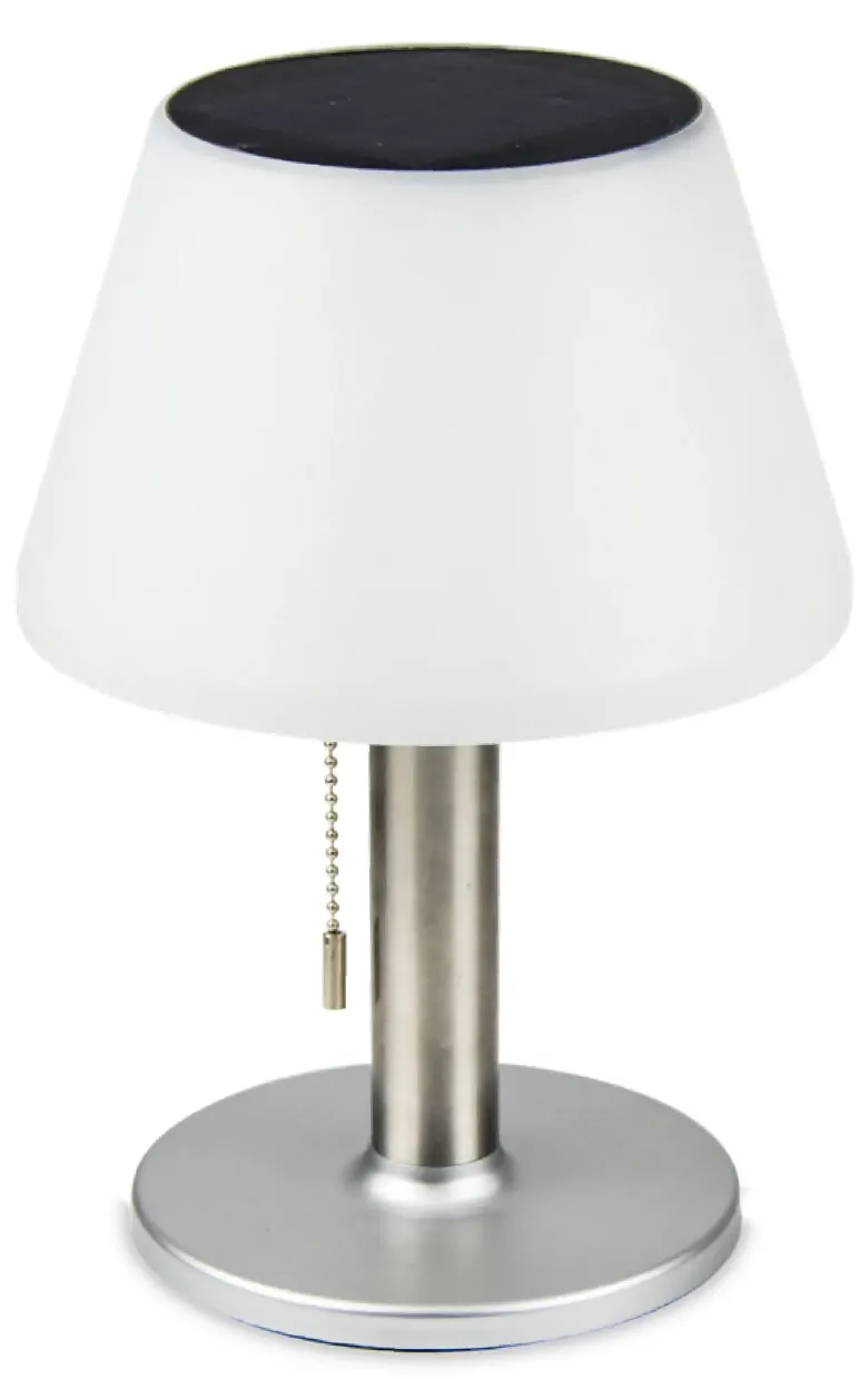Solcelle bordlampe m. LED