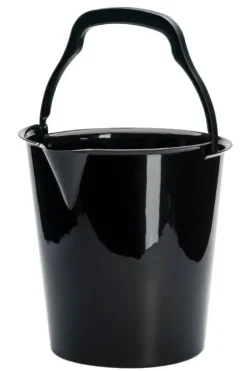 Spand med tud 10L Sort