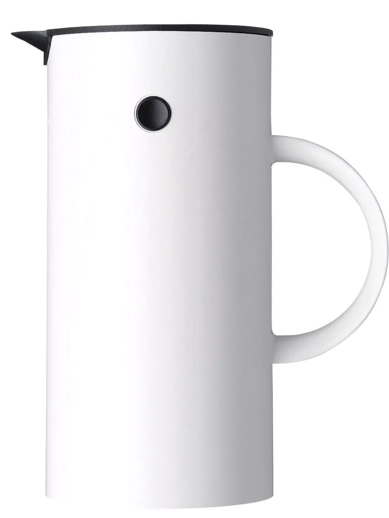 Stelton Classic EM Press stempelkande til 8 kopper i hvid