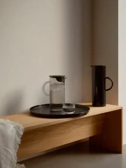 Stelton EM Serveringsbakke Ø40 cm sort