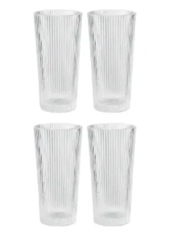Stelton Pilastro Long Drink 30cl, 4 stk.