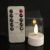 4 stk Conzept LED fyrfadslys 3D flamme
