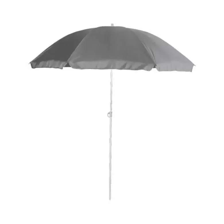 Strandparasol grå Ø180 cm H 190 cm