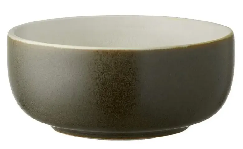 Studio Round Serveringsskål Ø11 cm Grøn/hvid