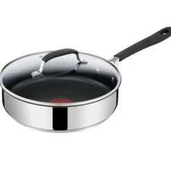 Tefal Jamie Oliver Quick & Easy SS sauterpande m. glaslåg Ø25 cm