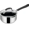 Tefal Jamie Oliver Quick & Easy SS kasserolle med glaslåg og indbygget sigte Ø16 cm / 1,4 liter