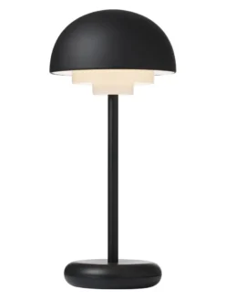 Toscana Genopladelig bordlampe sort