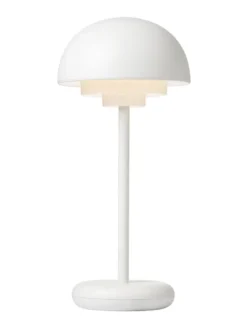 Toscana Genopladelig bordlampe hvid
