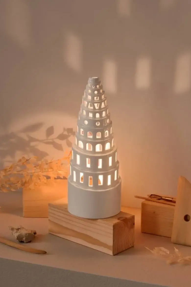 Urbania Lyshus Babel Hvid 22,5 cm